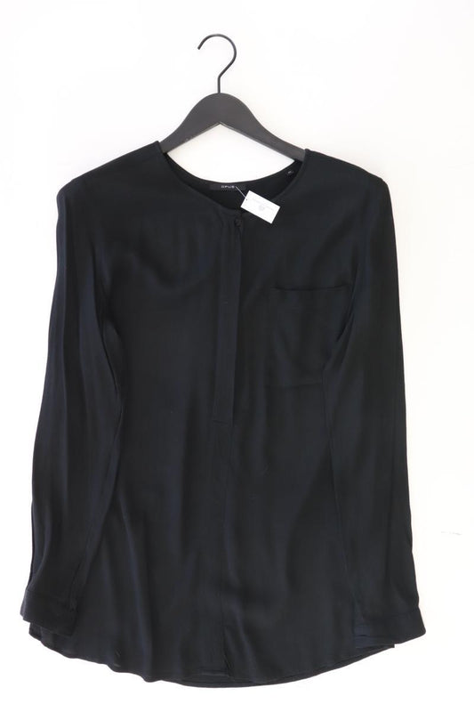 Opus Langarmbluse Gr. 42 schwarz aus Viskose