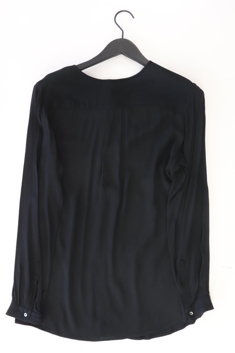 Opus Langarmbluse Gr. 42 schwarz aus Viskose