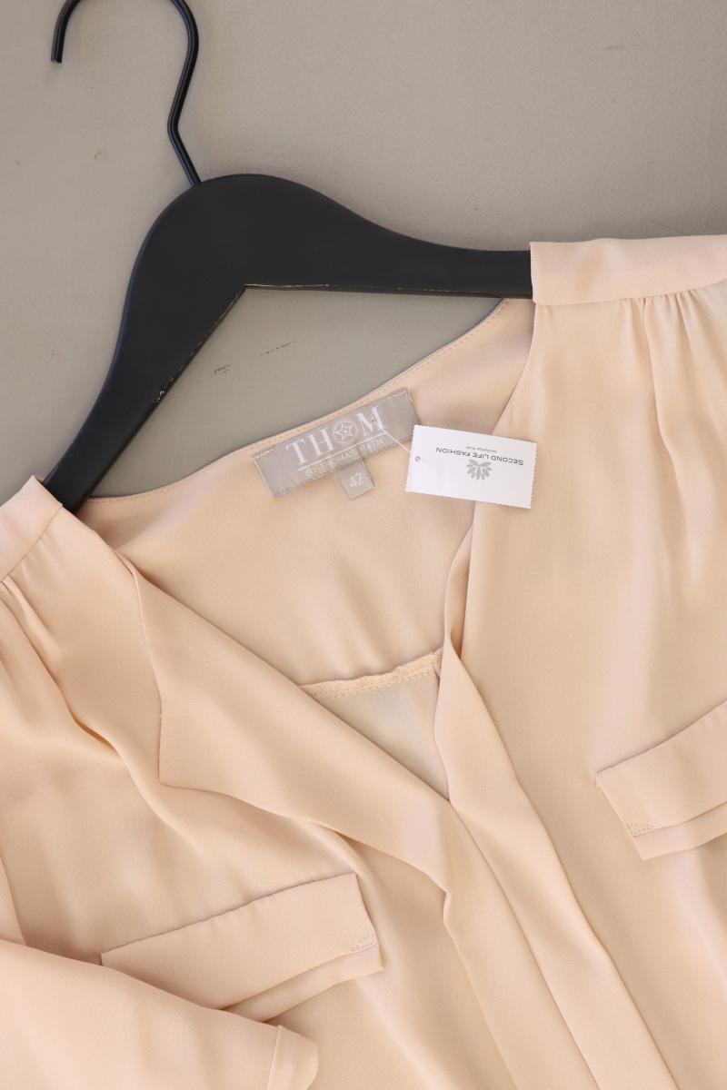 Thom by Thomas Rath Langarmbluse Gr. 42 creme aus Polyester