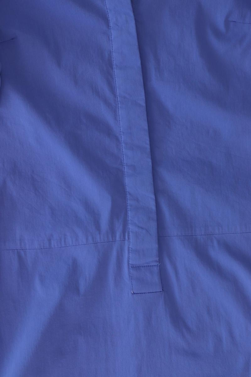 Betty Barclay Blusenkleid Gr. 38 Kurzarm blau aus Baumwolle
