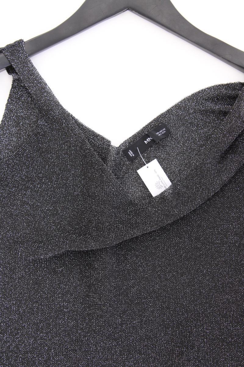 Mango Trägertop Gr. XS mit Glitzer silber