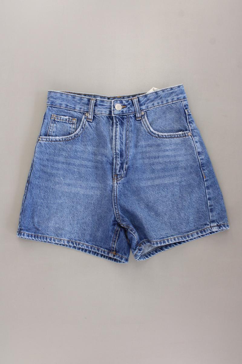 Bershka Jeansshorts Gr. 36 blau aus Baumwolle