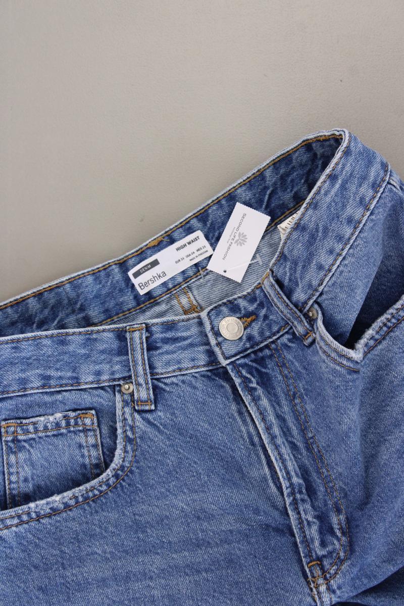 Bershka Jeansshorts Gr. 36 blau aus Baumwolle