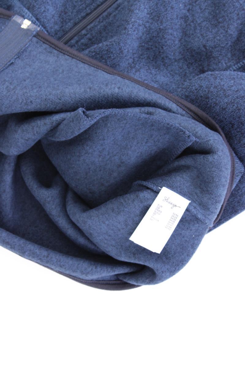 sheego Classic Cardigan Gr. 52/54 Langarm blau aus Polyester