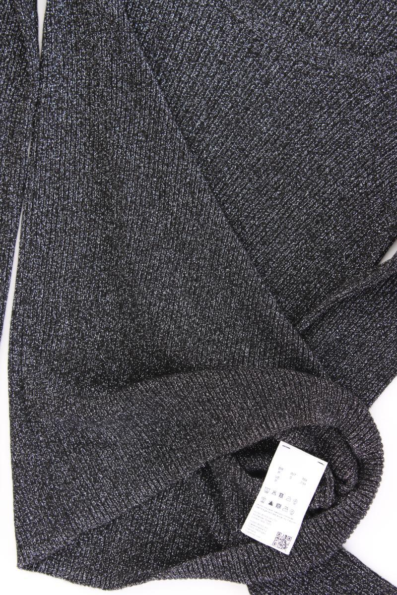 Hugo Boss Longsleeve-Shirt Gr. S Langarm mit Glitzer silber aus Viskose
