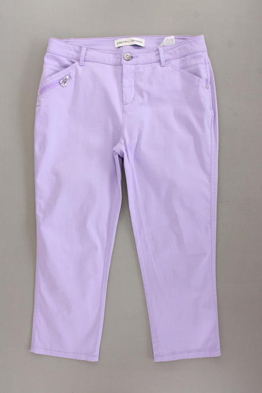 Street One 7/8 Hose Gr. 38/L22 lila aus Baumwolle
