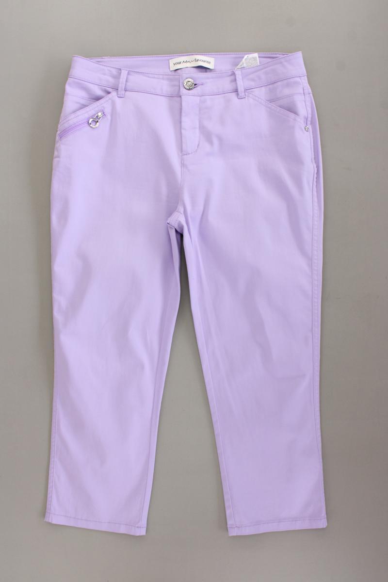 Street One 7/8 Hose Gr. 38/L22 lila aus Baumwolle
