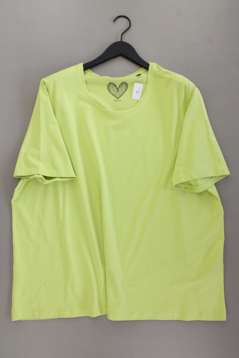 Ulla Popken T-Shirt Gr. 54/56 Kurzarm grün aus Baumwolle
