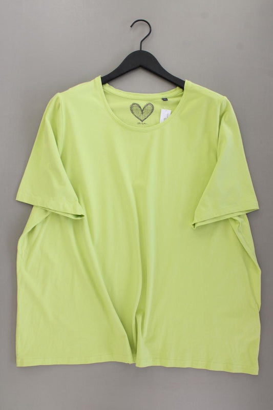 Ulla Popken T-Shirt Gr. 54/56 Kurzarm grün aus Baumwolle