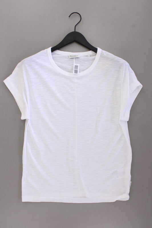 Marc O'Polo T-Shirt Gr. L Kurzarm weiß aus Baumwolle