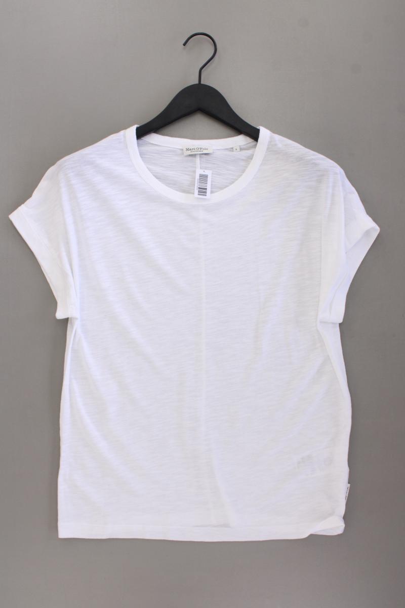Marc O'Polo T-Shirt Gr. L Kurzarm weiß aus Baumwolle