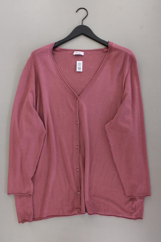 sheego Strickjacke Gr. 56/58 Langarm rosa aus Viskose