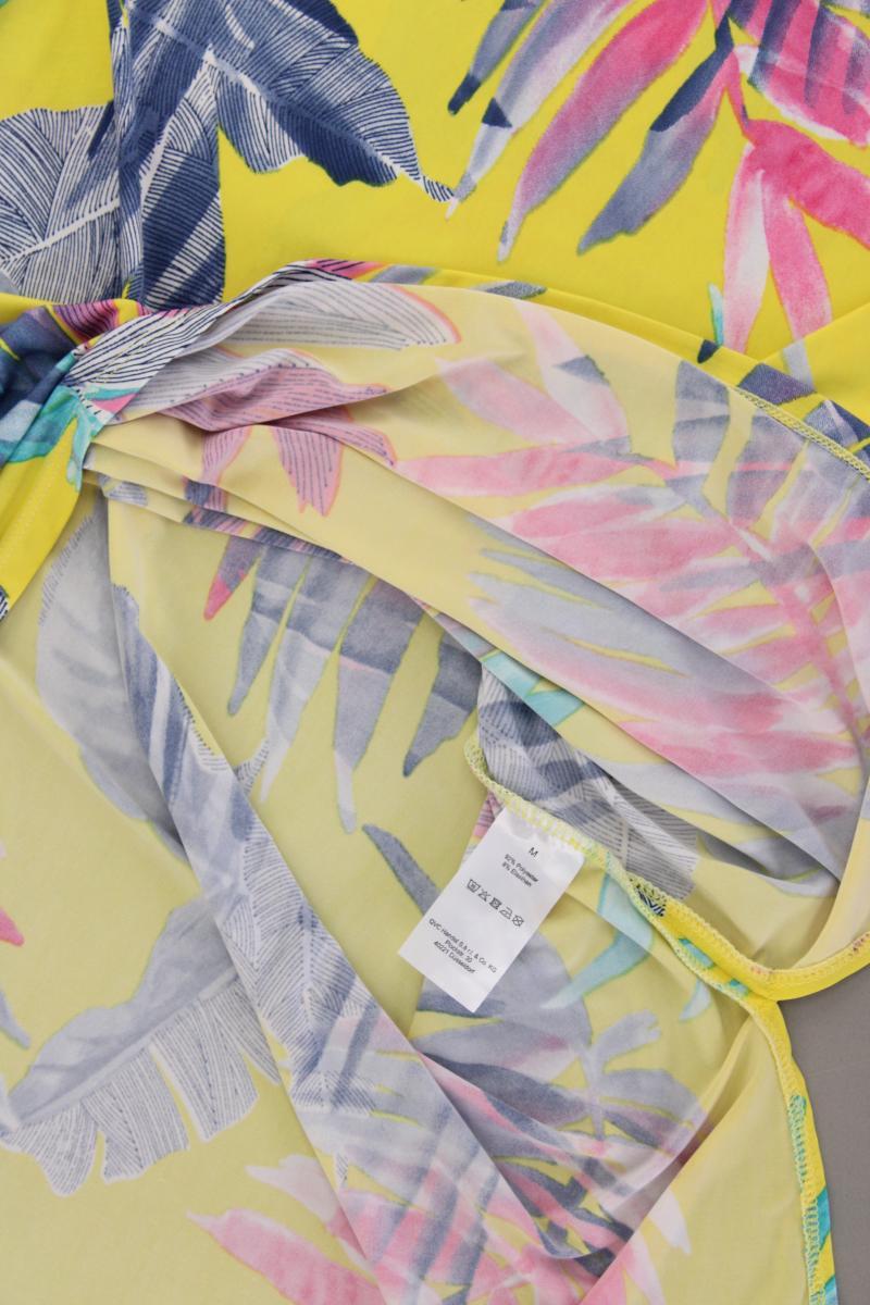 in-Print Shirt mit V-Ausschnitt Gr. M neuwertig Kurzarm mehrfarbig aus Polyester