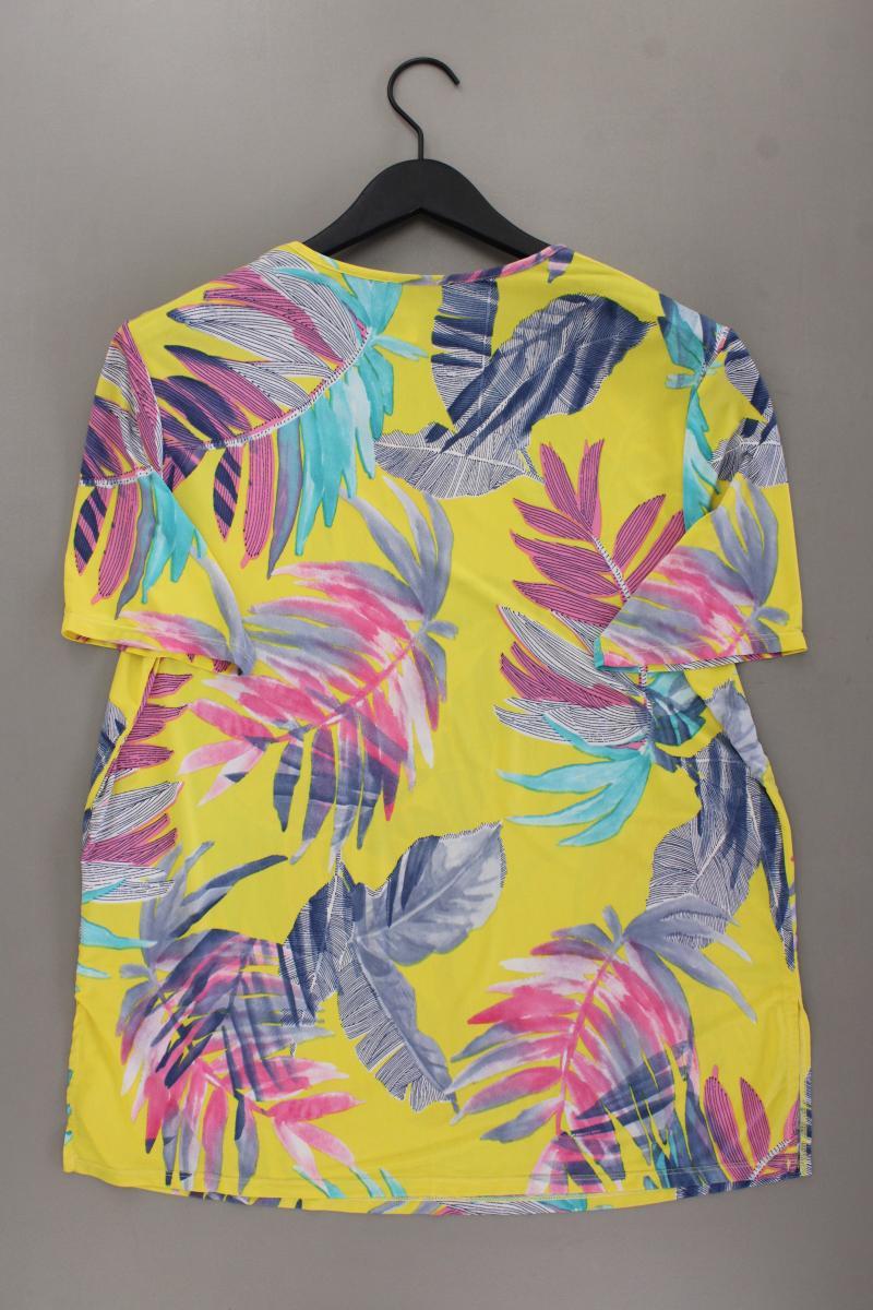 in-Print Shirt mit V-Ausschnitt Gr. M neuwertig Kurzarm mehrfarbig aus Polyester