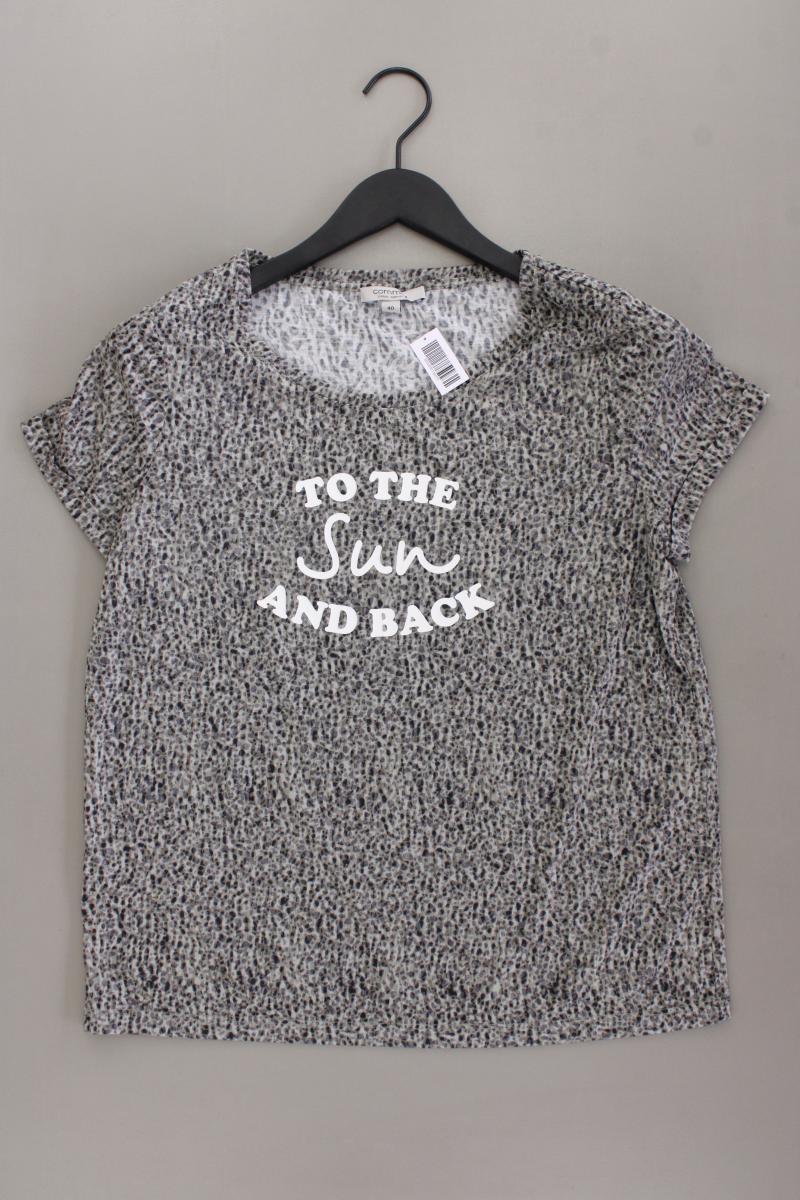 comma, T-Shirt Gr. 40 Kurzarm mehrfarbig aus Polyester