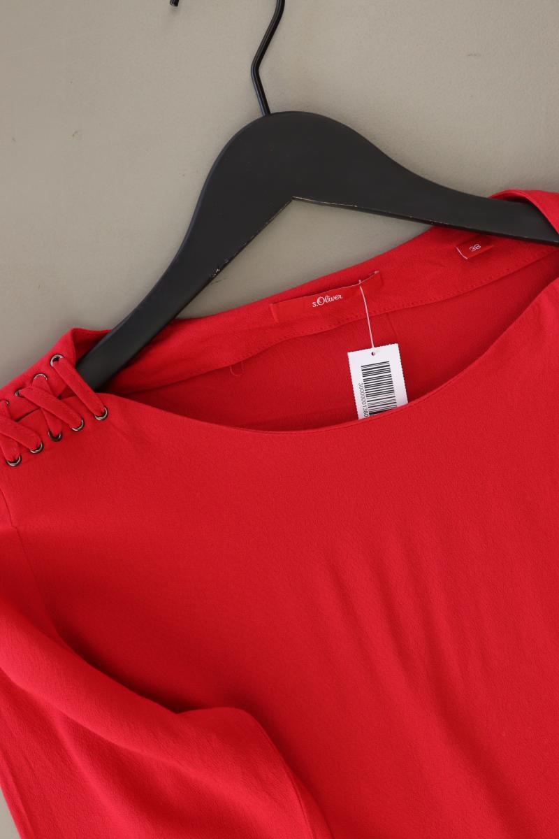 s.Oliver Oversize-Bluse Gr. 38 3/4 Ärmel rot aus Viskose