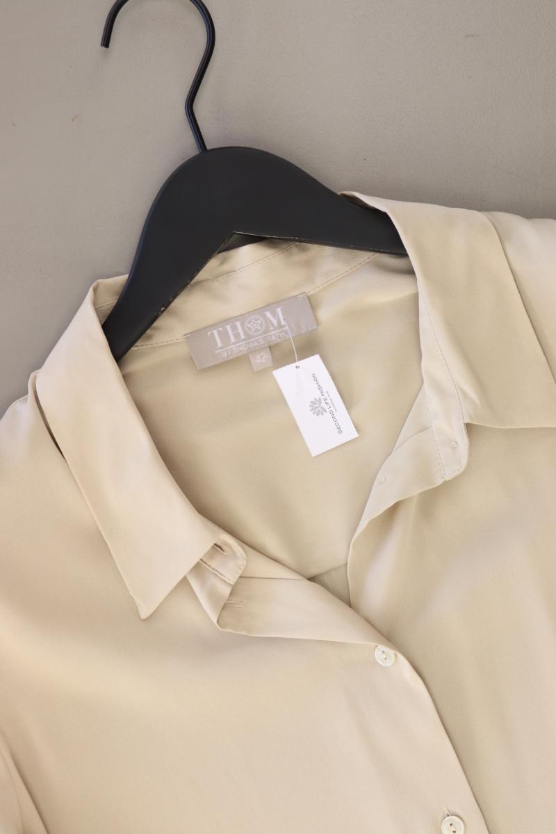Thom by Thomas Rath Langarmbluse Gr. 42 creme aus Polyester