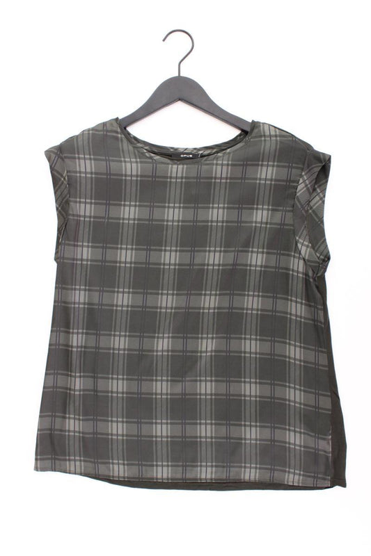 Opus Bluse Modell Fabiole Gr. 40 neuwertig Kurzarm olivgrün aus Polyester