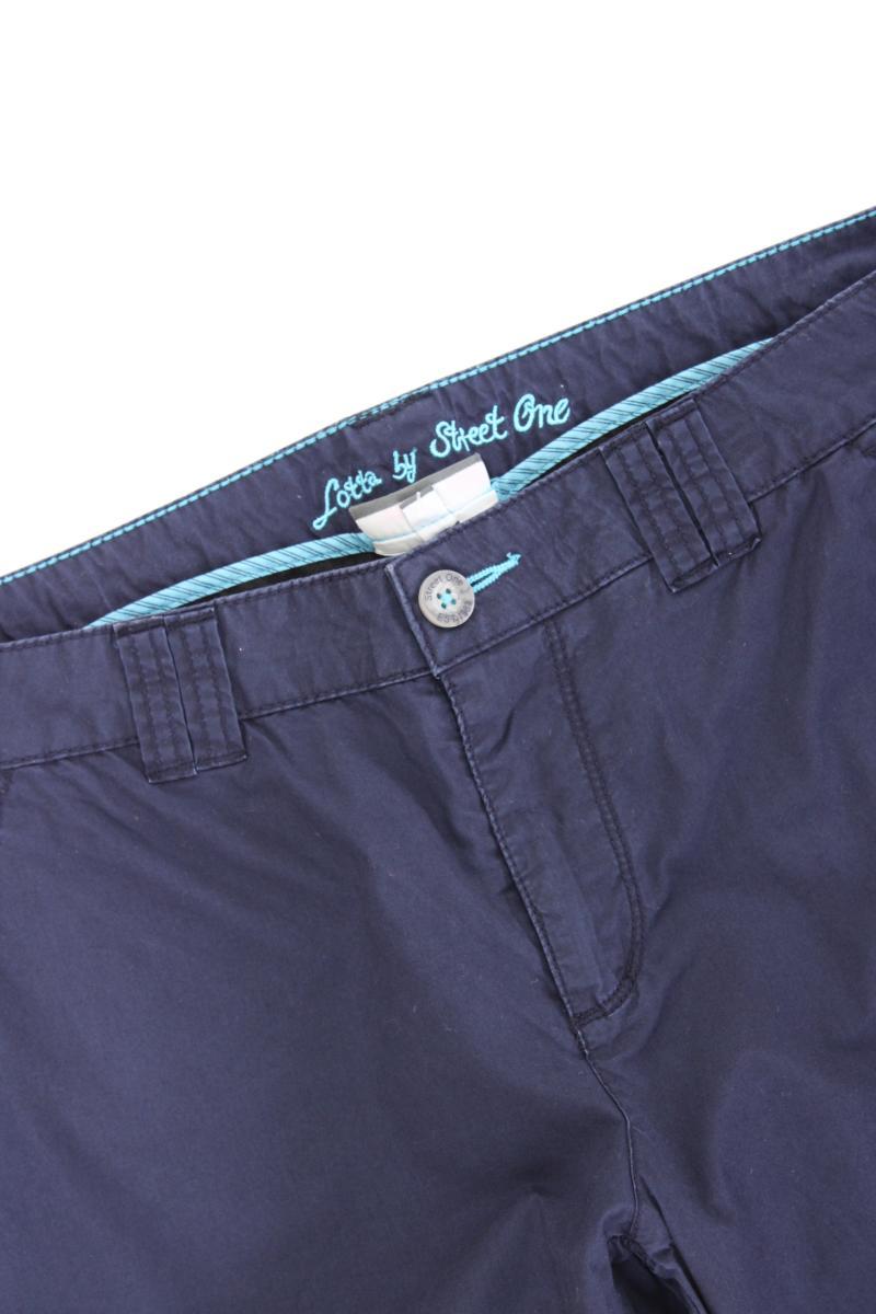 Street One Chinohose Gr. 40/L32 blau aus Baumwolle