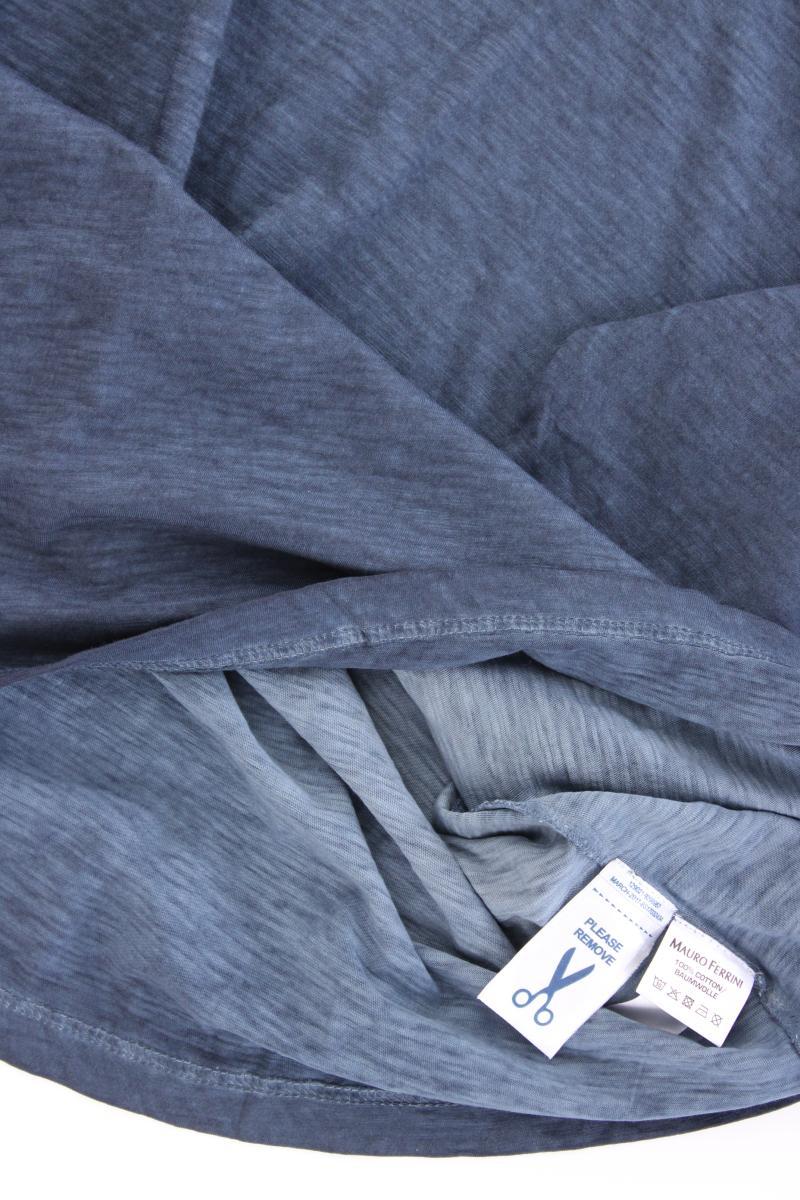 Longsleeve-Shirt Gr. XXL Langarm blau aus Baumwolle