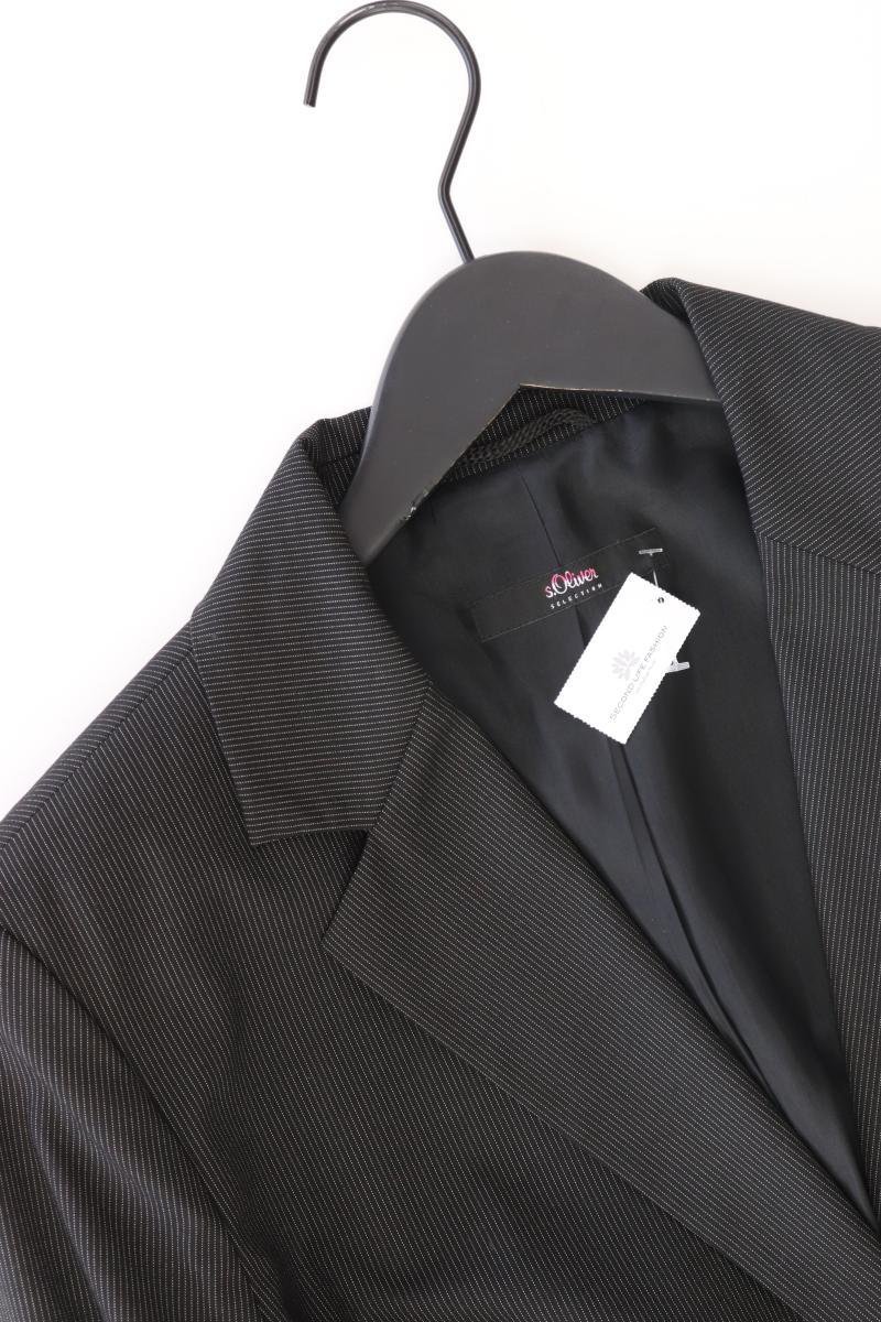 s.Oliver Selection Longblazer Gr. 44 gestreift grau aus Polyester