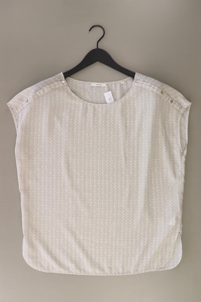 Opus Kurzarmbluse Gr. 40 grau aus Polyester