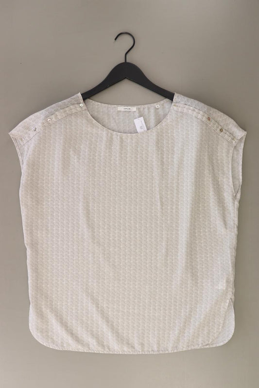 Opus Kurzarmbluse Gr. 40 grau aus Polyester