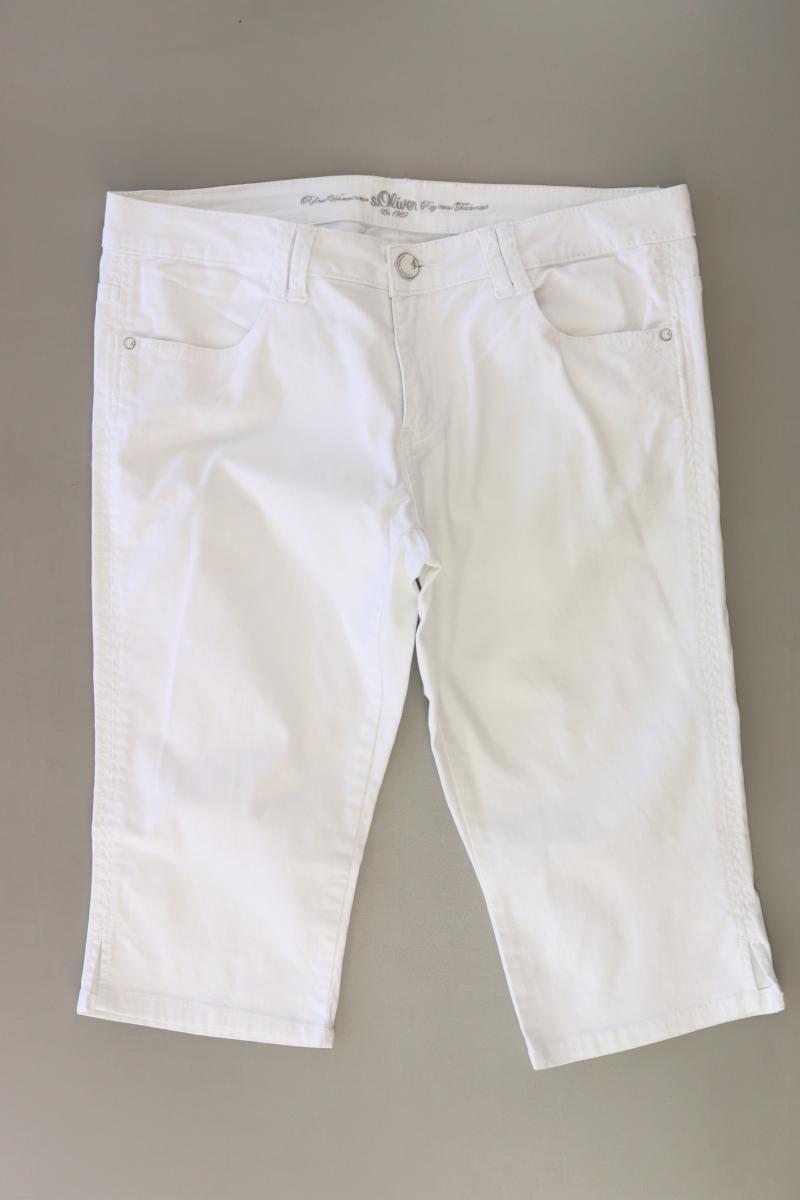 s.Oliver Shorts Gr. 44 weiß aus Baumwolle