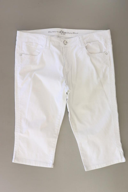 s.Oliver Shorts Gr. 44 weiß aus Baumwolle