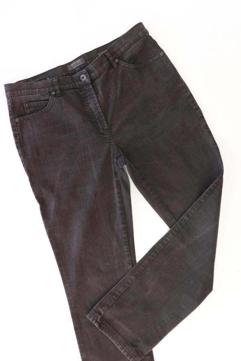 Gerry Weber Straight Jeans Gr. 42 Modell Irina grau
