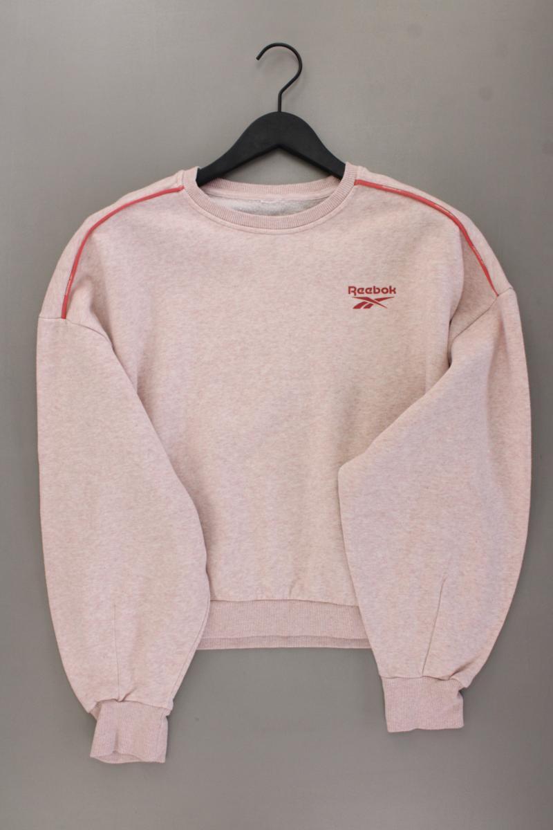 Reebok Langarmpullover Gr. L rosa aus Baumwolle