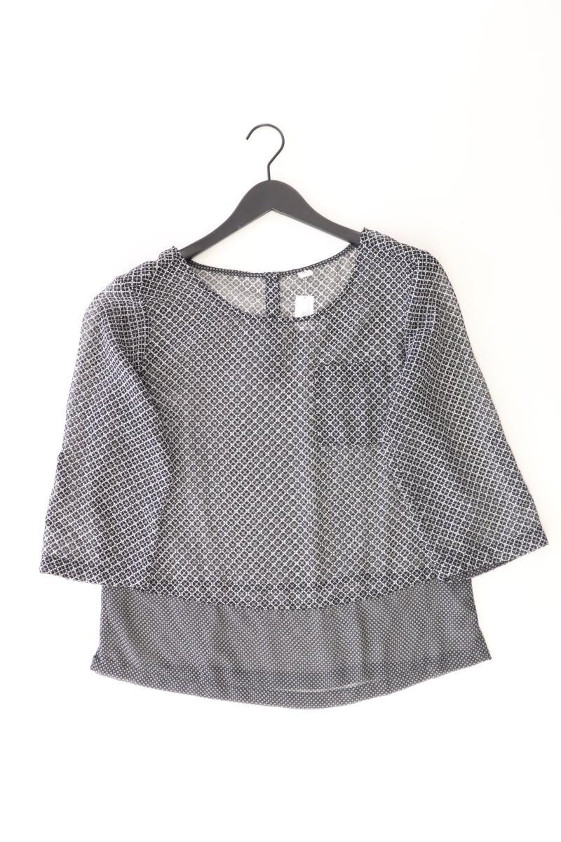 s.Oliver Regular Bluse Gr. 42 3/4 Ärmel grau aus Polyester