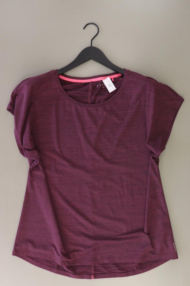 Esprit Sportshirt Gr. XXL Kurzarm lila aus Polyester