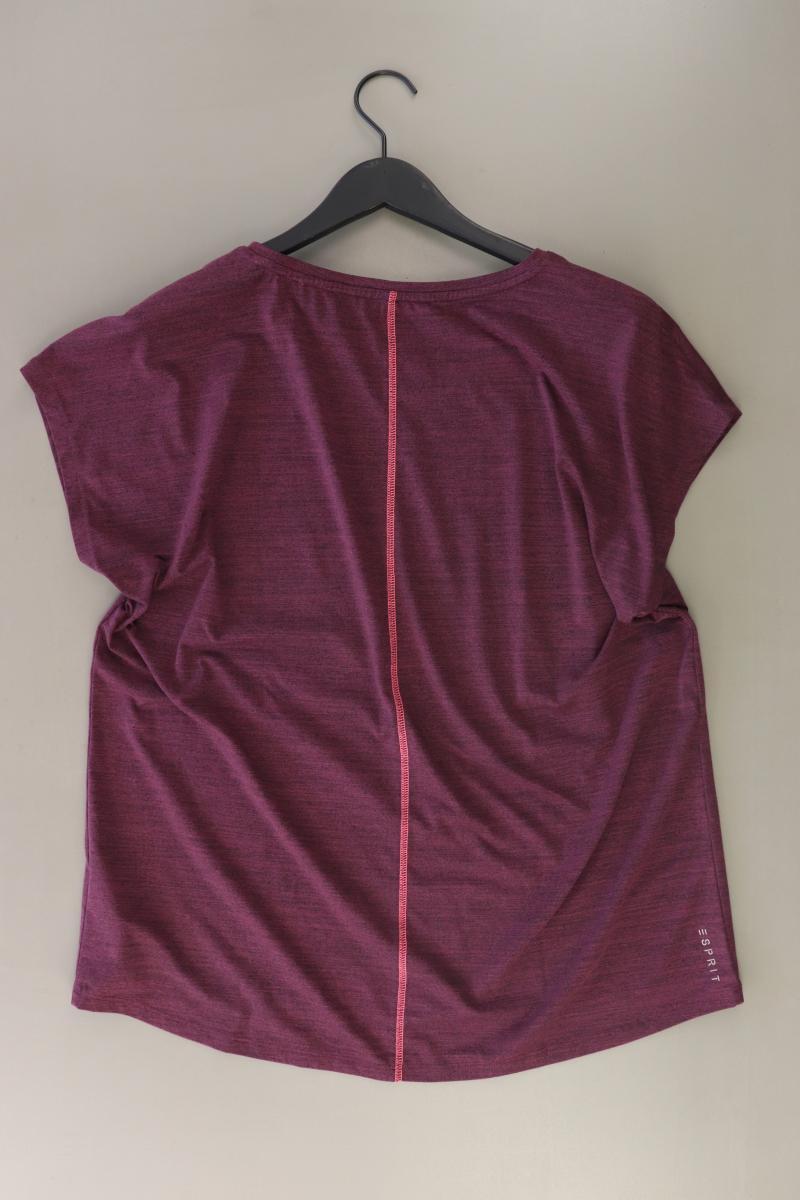 Esprit Sportshirt Gr. XXL Kurzarm lila aus Polyester