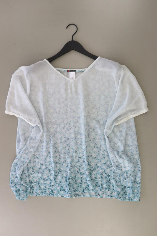 Street One Kurzarmbluse Gr. 40 mit Blumenmuster mehrfarbig aus Polyester