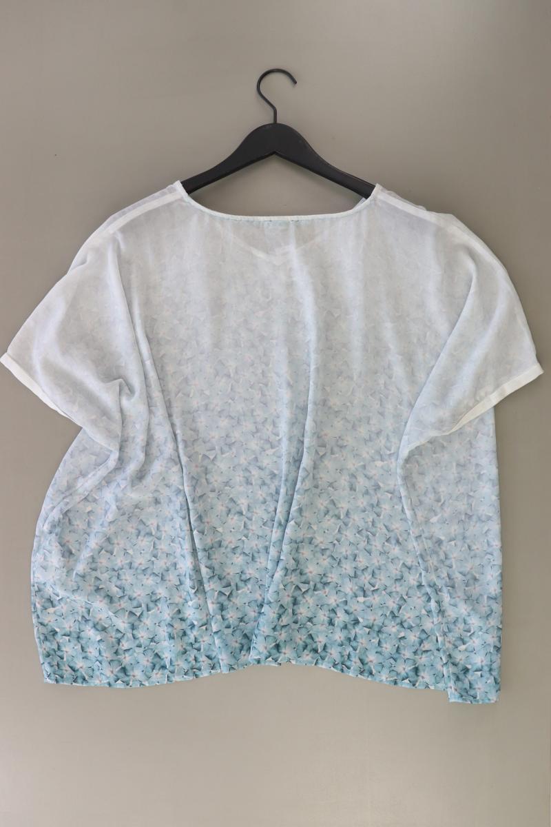Street One Kurzarmbluse Gr. 40 mit Blumenmuster mehrfarbig aus Polyester