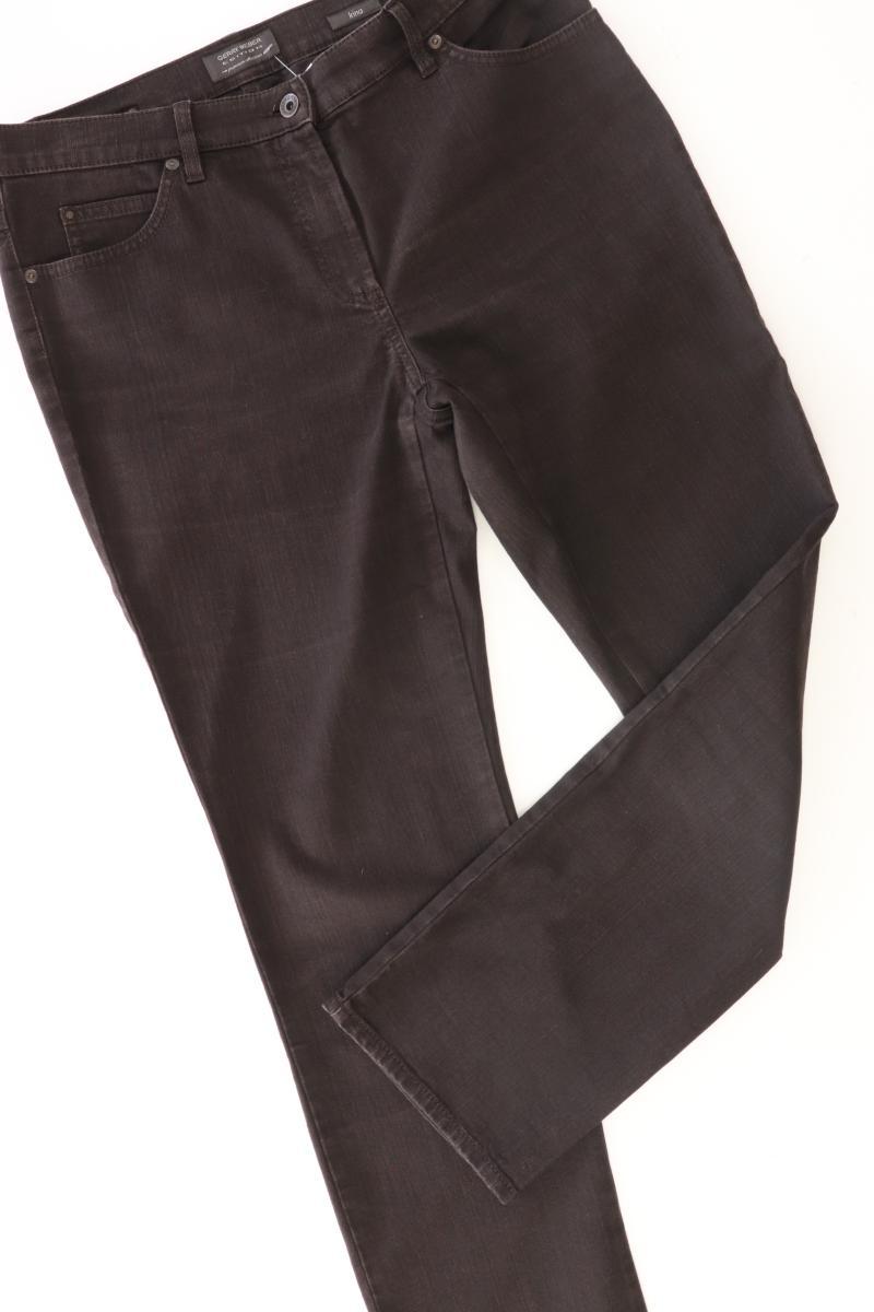 Gerry Weber Five-Pocket-Hose Gr. 42 braun aus Baumwolle
