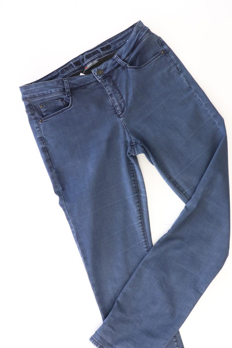 Street One Skinny Jeans Gr. W32 blau aus Baumwolle
