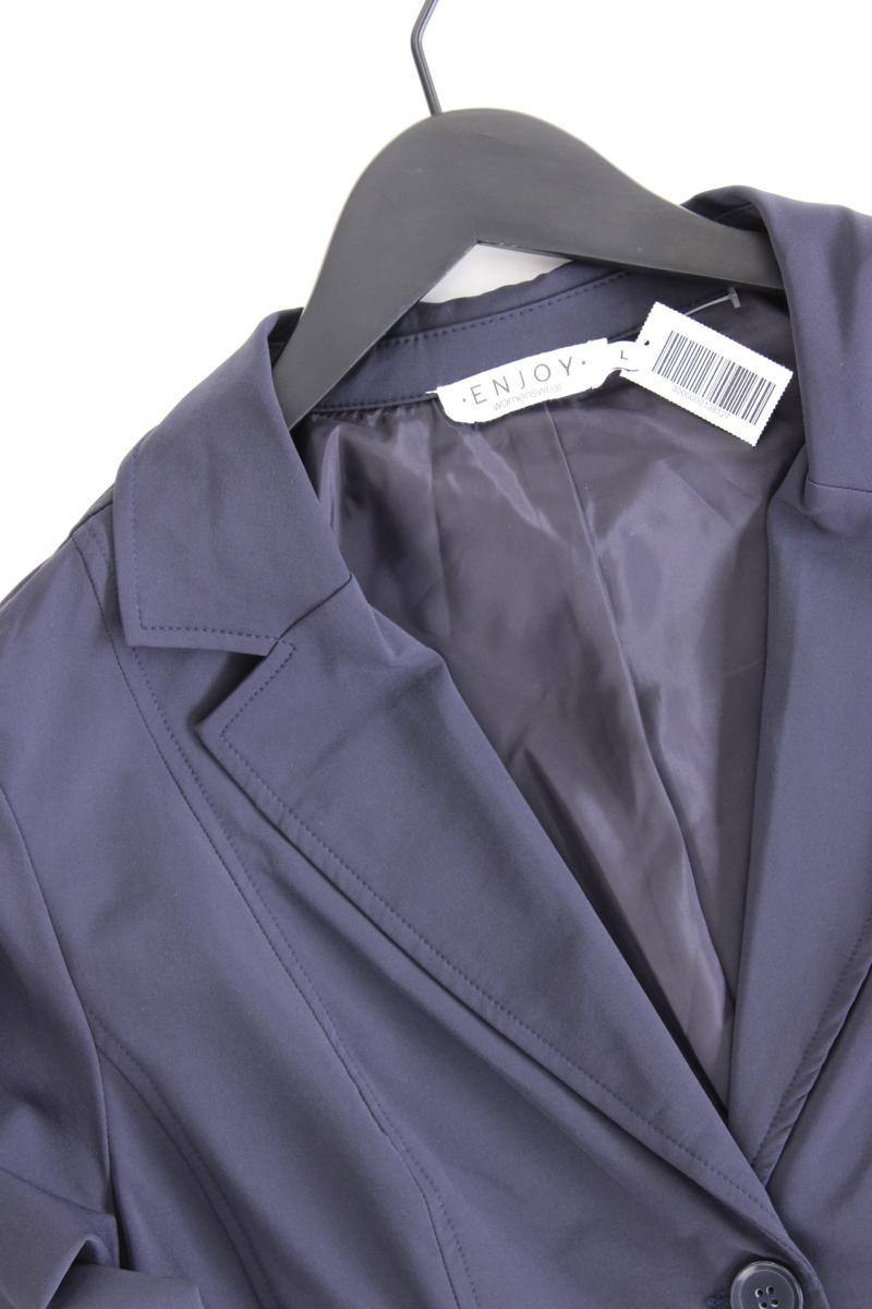 Enjoy Womenswear Classic Blazer Gr. L blau aus Polyamid