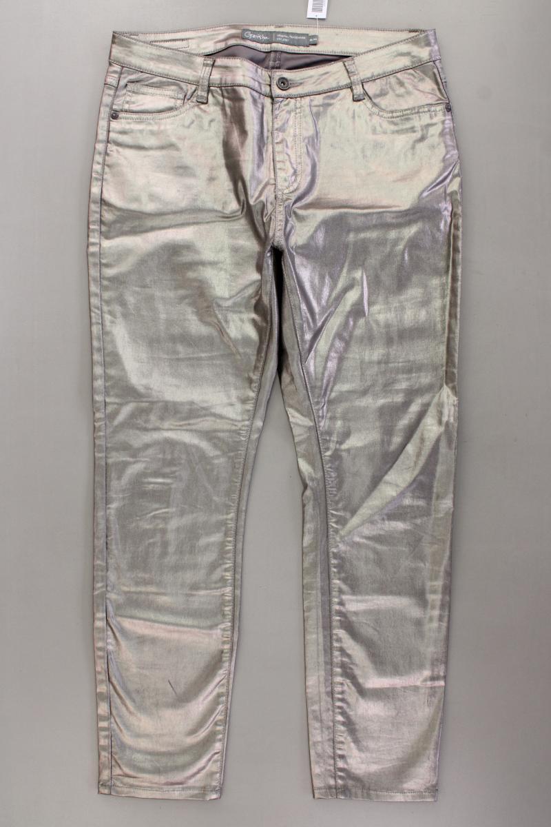 Geisha Hose Gr. 42 mit Glitzer gold aus Baumwolle