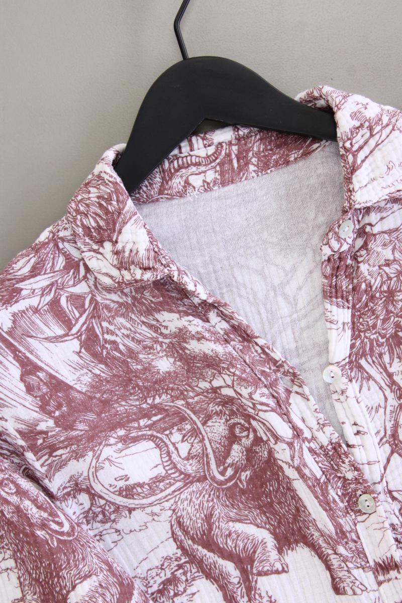 SassyClassy Musselin Kleid Gr. S Langarm rot aus Baumwolle