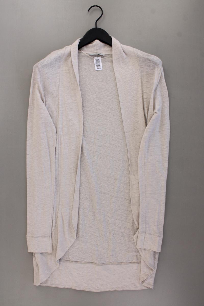 comma, Leinen Cardigan Gr. 38 Langarm creme