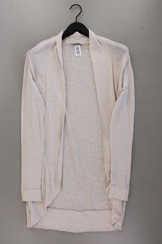 comma, Leinen Cardigan Gr. 38 Langarm creme