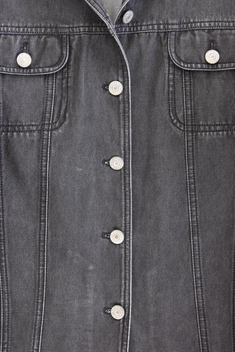 Jeansjacke Gr. 36 grau aus Baumwolle
