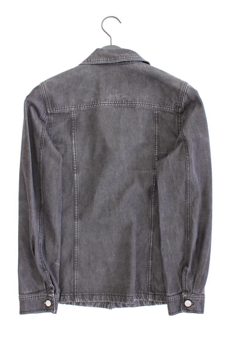 Jeansjacke Gr. 36 grau aus Baumwolle