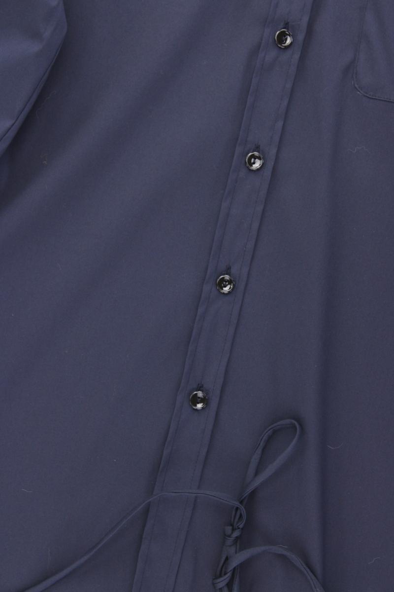 Zara Langarmbluse Gr. L blau aus Polyester
