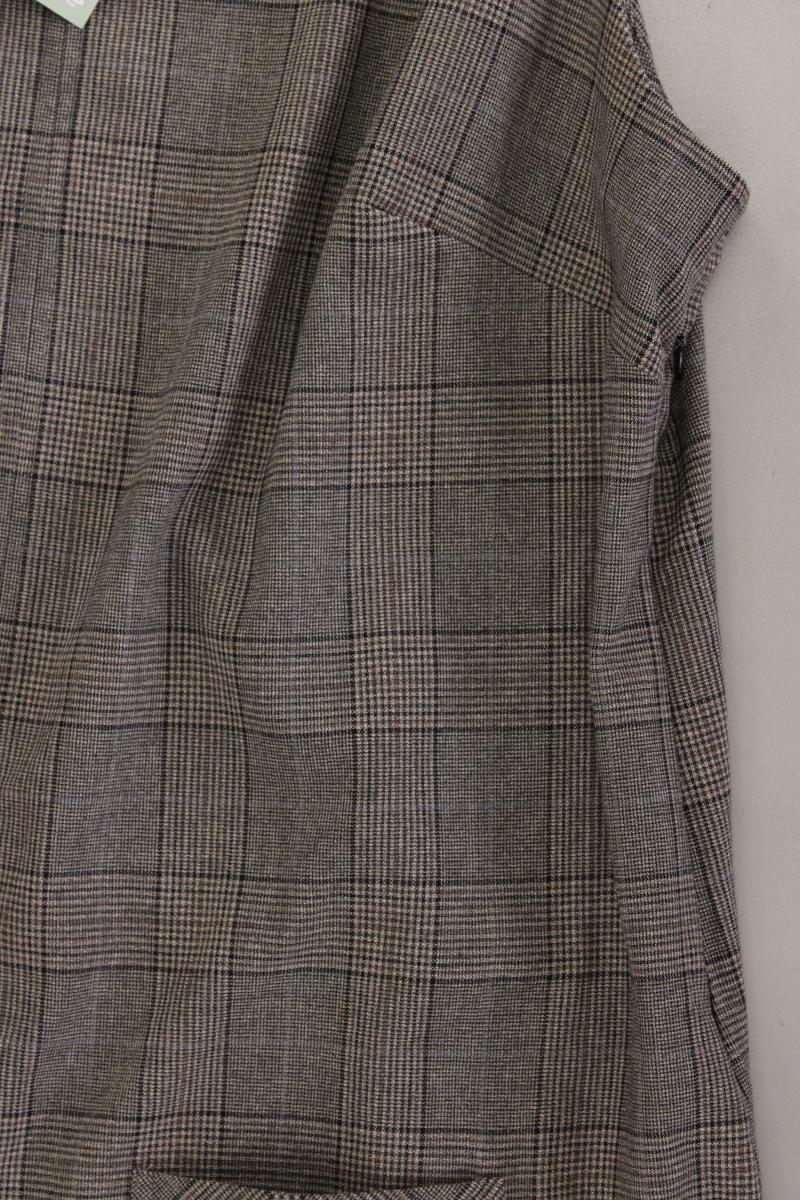 H&M Trägerkleid Gr. XL kariert neu mit Etikett braun aus Polyester