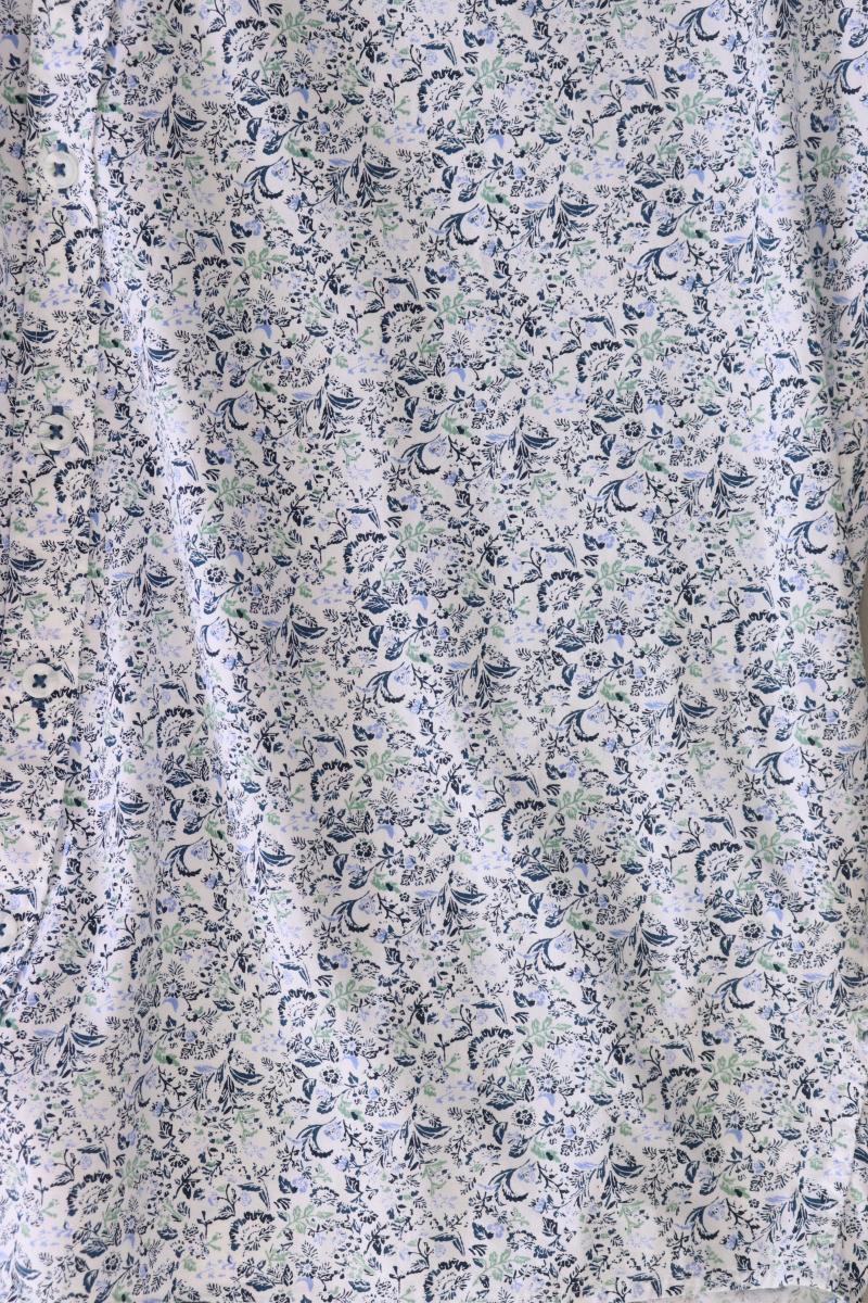 Basefield Langarmhemd für Herren Gr. Hemdgröße 43/44 mit Blumenmuster mehrfarbig