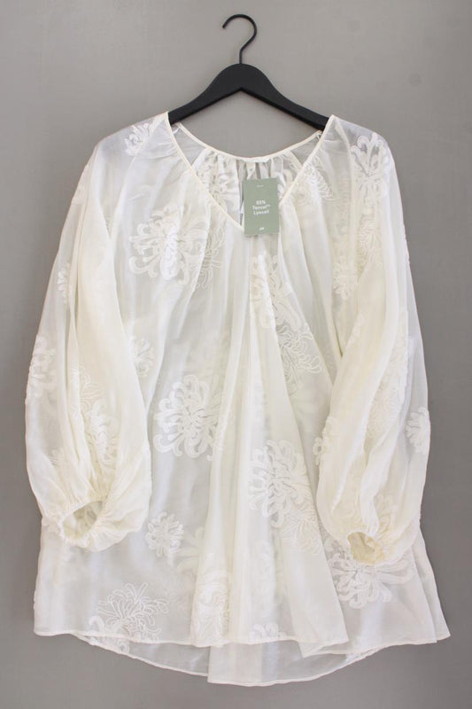 H&M Transparentes Oversize Kleid Gr. S neu mit Etikett Langarm creme