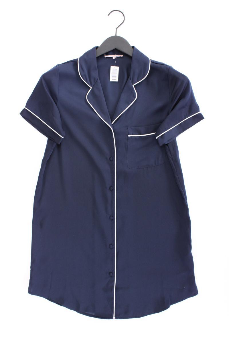 Anna Field Longbluse Gr. XS Kurzarm blau aus Polyester